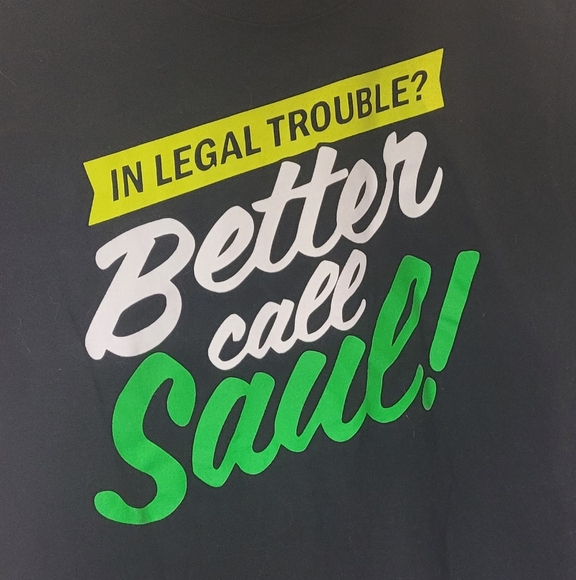 A Better call Saul! t-shirt printed on a Gildan t-shirt - Picture 3 of 8